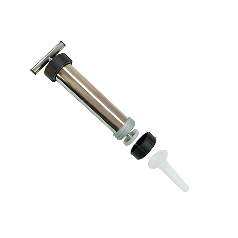 1set Stainless Steel Sausage Machine Enema with 3 Funnel Manual Sausage Filling Machine