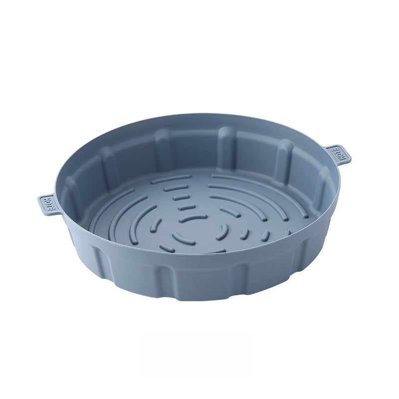 1pc Air Fryer Pad Silicone Baking Tray Tray Multifunctional Silicone Barbecue Pad High Temperature Resistant and Reusable