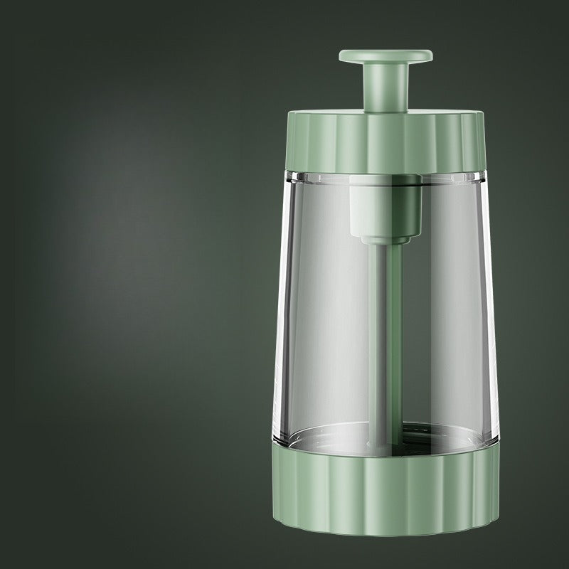 1pc Household Plastic Quantitative Seasoning Jar Kitchen Press Type Metering Control Salt Bottle Barbecue Powder Sprinkling