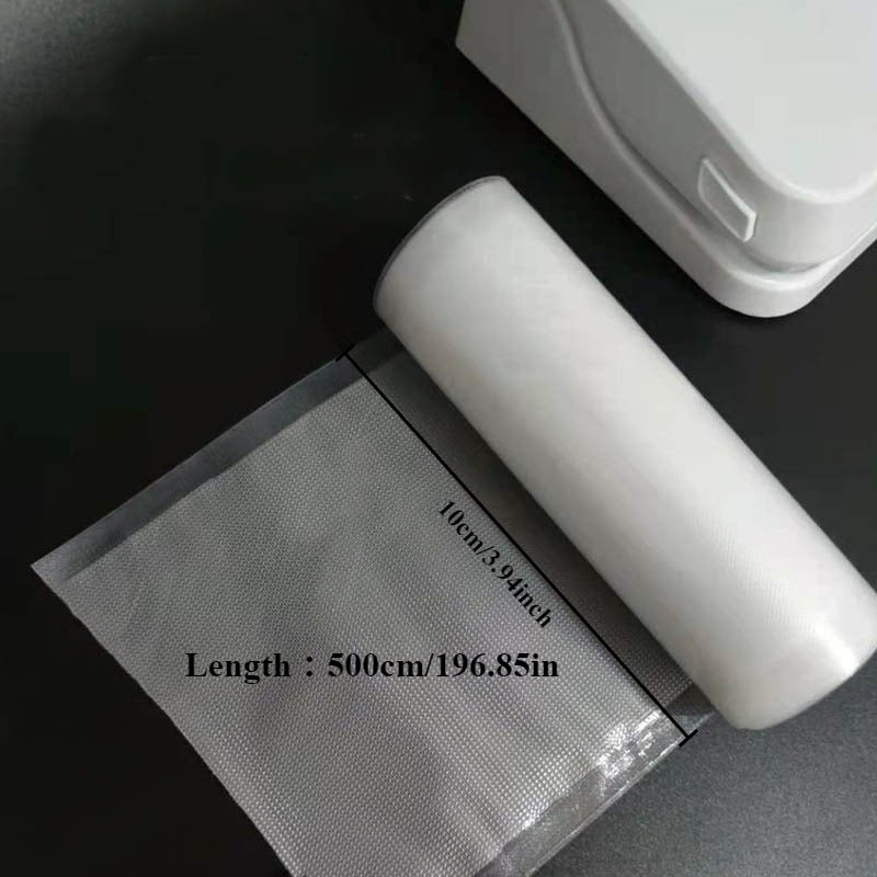 5Meters/Roll Textured Vacuum Bag Roll Household Cooked Food Fresh-keeping Sealed Plastic Bag Packaging Vacuum Bags Roll