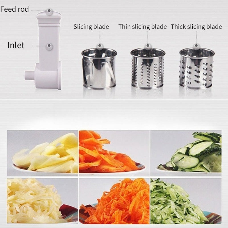Universal Vegetable Slicer Shredder Attachment for Stand Mixers