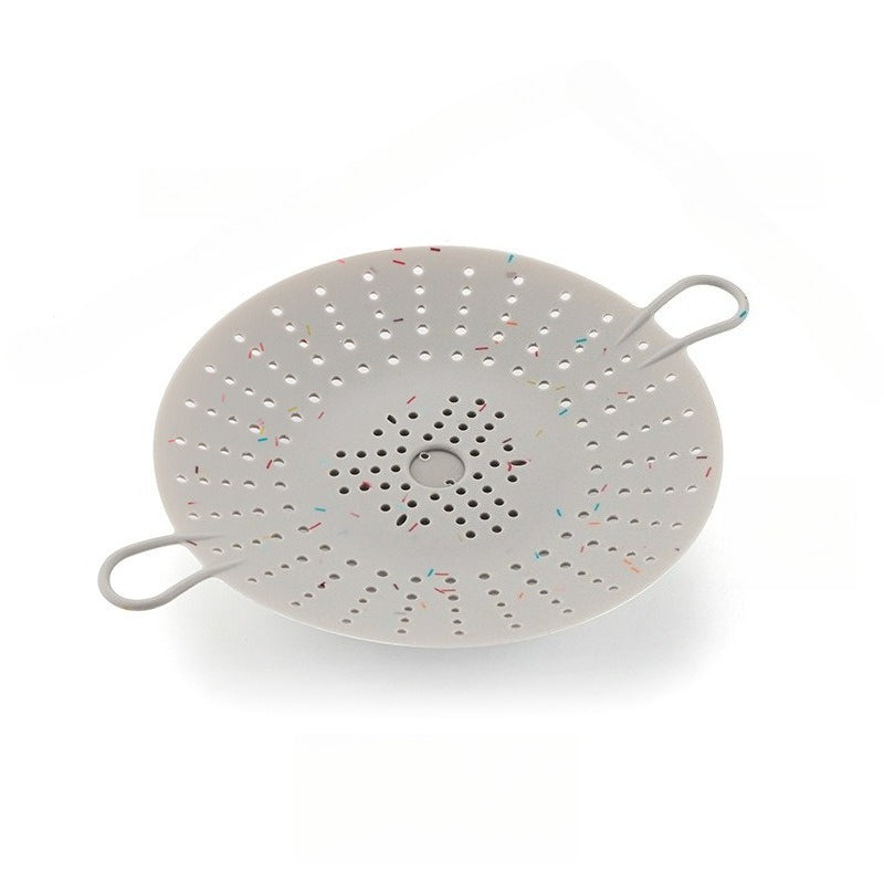 1pc Silicone Steamer Basket with Portable High-temperature Resistant Folding Steamer