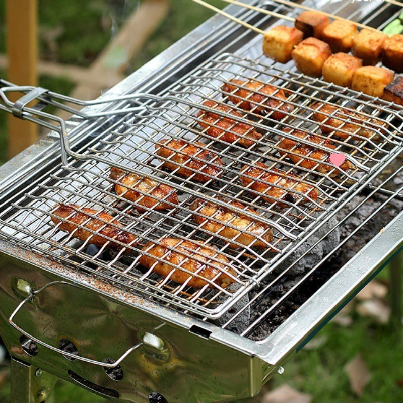 1pc Barbecue Net Grilled Fish Clip Barbecue Mash