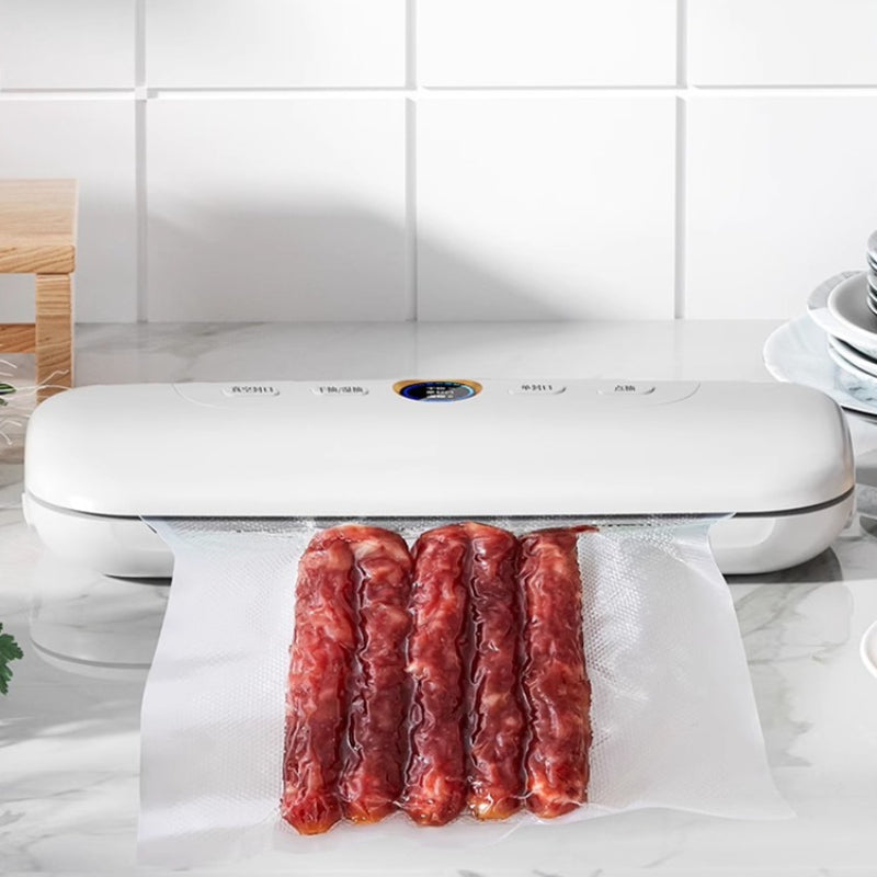 50pcsTextured Vacuum Bag Household Cooked Food Fresh-keeping Sealed Plastic Bagcompression Food Grade Packaging Reticulated Vacuum