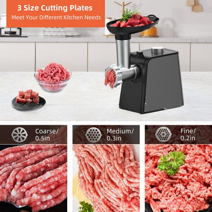 Multifunctional Electric Meat Grinder Sausage Stuffer for Home & Commercial Use Dual Material Stainless Steel/Iron 4 Plug Options