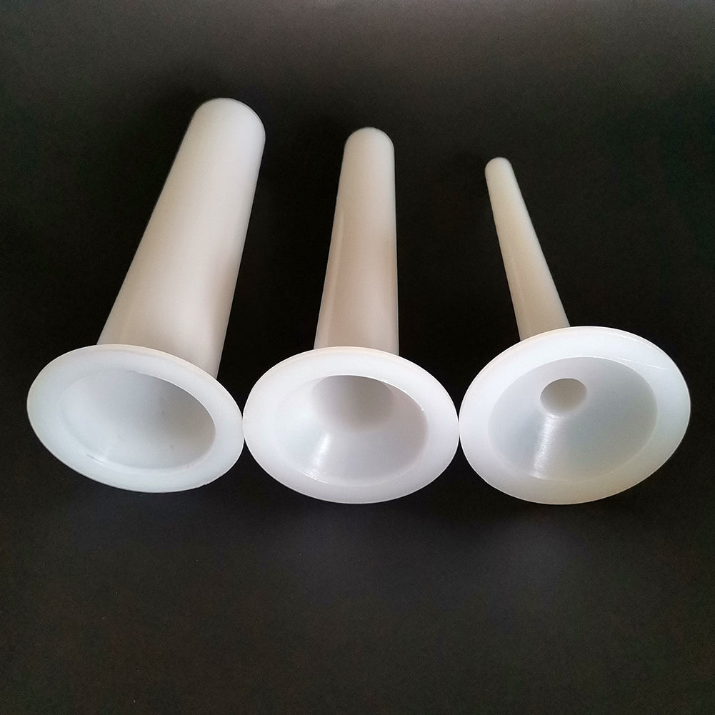 3pcs/Set 5# Extended Length Plastic Sausage Funnel 1/2/3cm