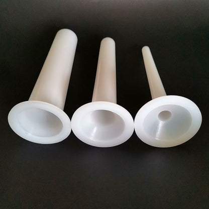 3pcs/Set 5# Extended Length Plastic Sausage Funnel 1/2/3cm