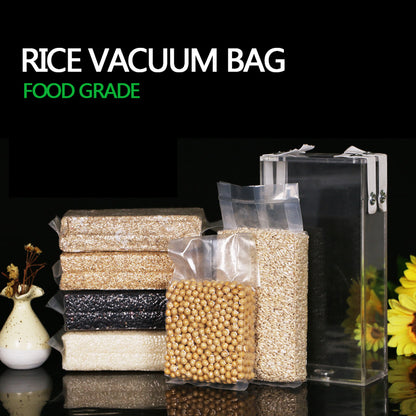 50pc Vacuum Bags Packaging Bag Plastic Food Miscellaneous Grains Thickened Rice Brick and Rice Food-grade Durable