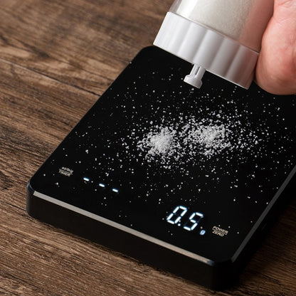 1pc Household Plastic Quantitative Seasoning Jar Kitchen Press Type Metering Control Salt Bottle Barbecue Powder Sprinkling