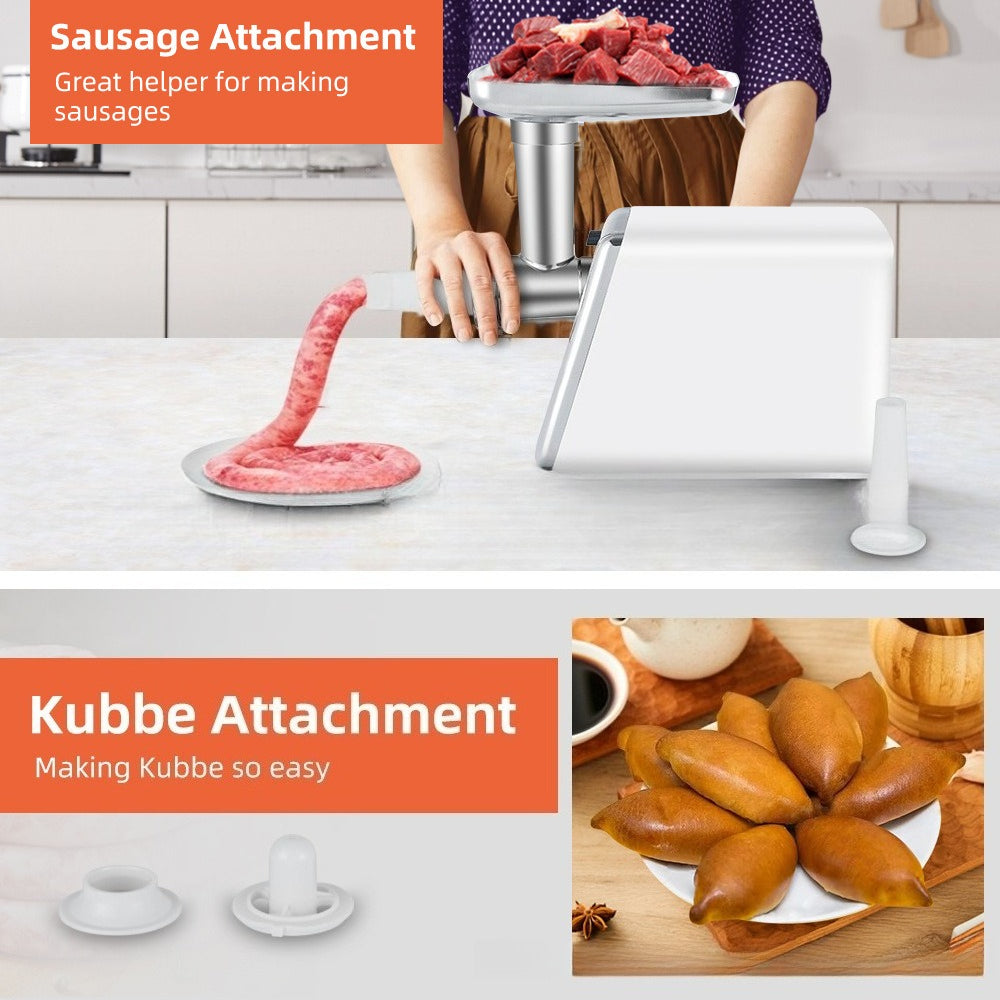 Multifunctional Electric Meat Grinder Household Small Sausage Stuffer Stainless Steel Commercial Mincer