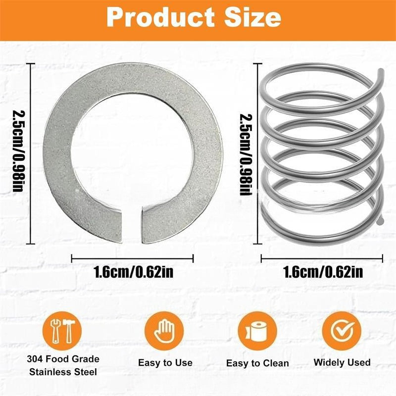 Stainless Steel Spring Washer Accessory Set for KitchenAid Stand Mixer 3.5/4.5/5/6/7Qt Mixer Replacement Parts