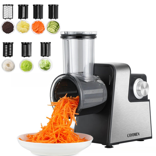 Fully Automatic Electric Vegetable Cutter Home Kitchen Multifunctional Chopper Commercial Potato & Carrot Shredder Slicer