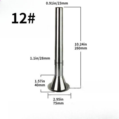 1pc Stainless Steel Funnel Multi-size Sausage Filling Funnel