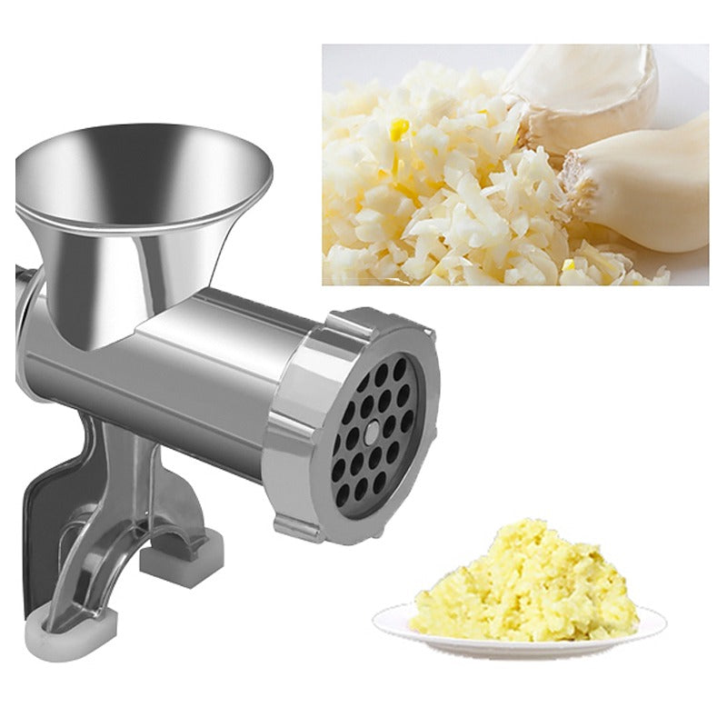 1 Set Stainless Steel Meat Grinder Multi-Function Manual Mincing Tools