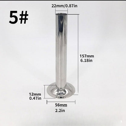 1pc Stainless Steel Funnel Multi-size Sausage Filling Funnel