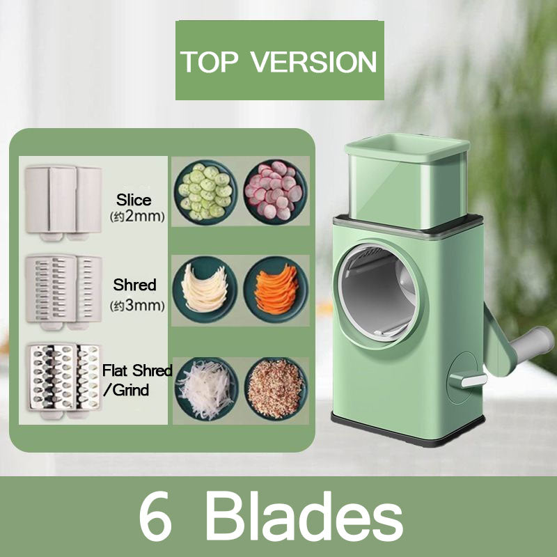 1pc Multifunction Slicer Machine Set 3-in-1 Shredder Grater for Slicing Shredding Mincing Vegetables