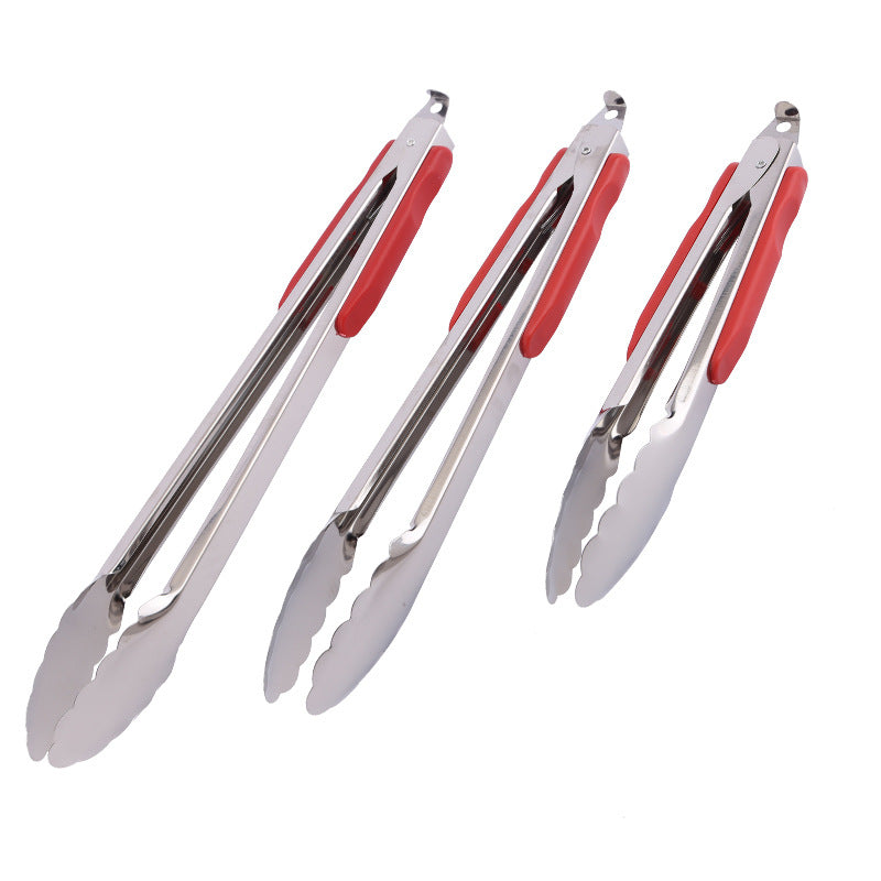 1pc Stainless Steel Food Clip Heat-resistant Clip Barbecue Clip