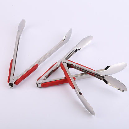 1pc Stainless Steel Food Clip Heat-resistant Clip Barbecue Clip