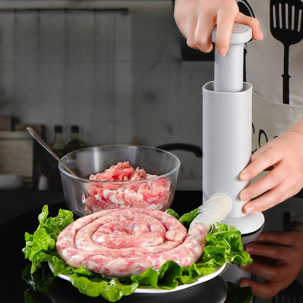1 Set Manual Sausage Filler Machine Kit Large Capacity Stuffing Tool