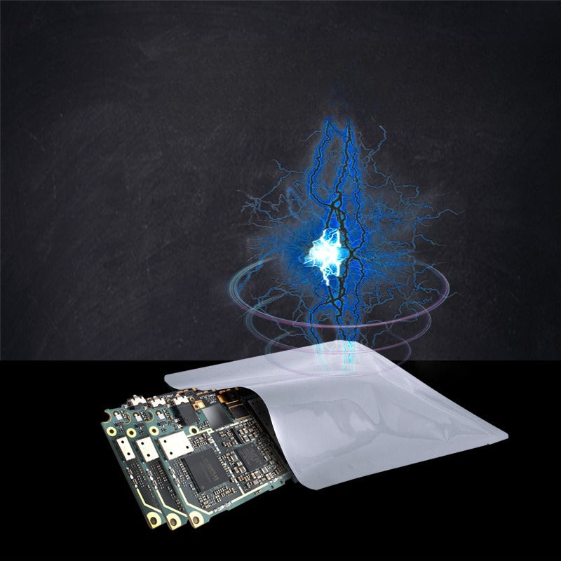 100/50pcs Thickened Aluminum Foil Bag Light-blocking Vacuum Food-grade Packaging Bag Pure Aluminum Plated Aluminum