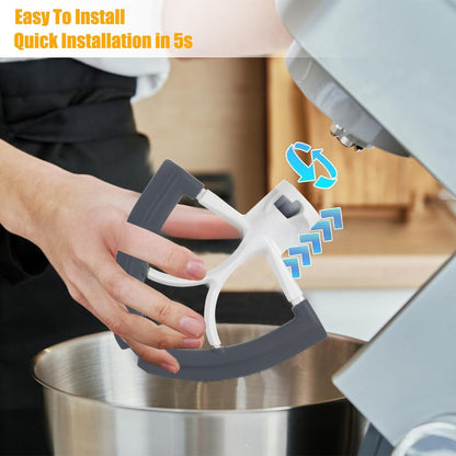 For Kitchen Aid 4.5-5 Quart Flexible Edge Mixer for Tilt Head Stand Mixers