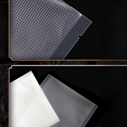 50pcsTextured Vacuum Bag Household Cooked Food Fresh-keeping Sealed Plastic Bagcompression Food Grade Packaging Reticulated Vacuum