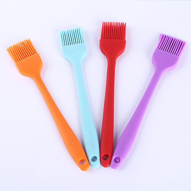 1pc Large Size Silicone Food Brush Baking Barbecue Kitchen Tool-Random Color
