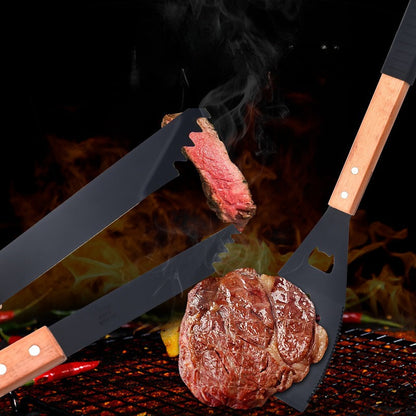 3pcs/set Outdoor Barbecue Tools Camping Multifunctional Barbecue Clip Shovel Combination