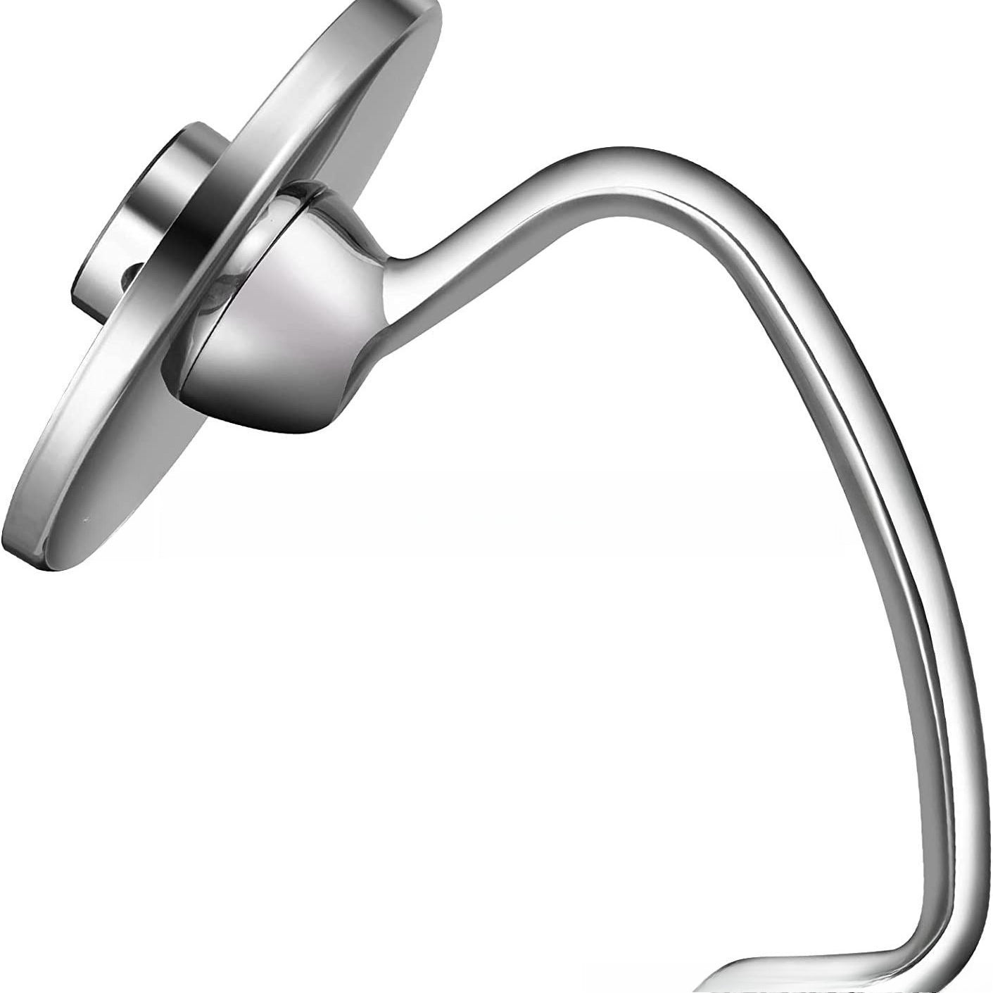 Stand Mixer Kneading Hook Stainless Steel Dough Hook Rust Resistant Wear Resistant Bread Dough Kneading Mixer Accessory