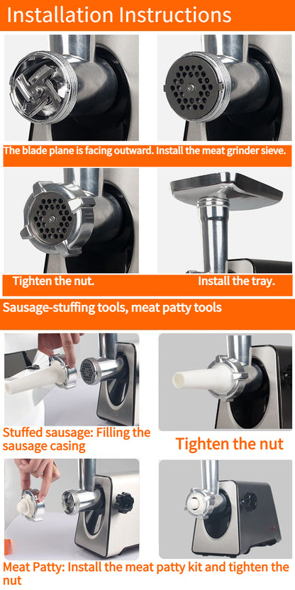Meat Grinder Factory Direct Sales, Meat Grinder Household Electric