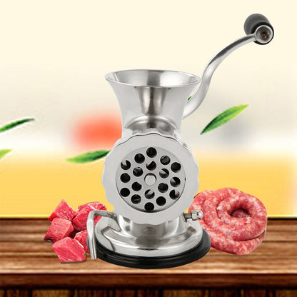 1 Set Stainless Steel Meat Grinder Multi-Function Manual Mincing Tools