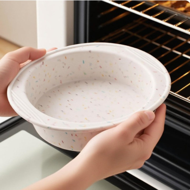 1pc Silicone Cake Mold Baking Pan 8 Inch Round Mousse Cake Kitchen Mold