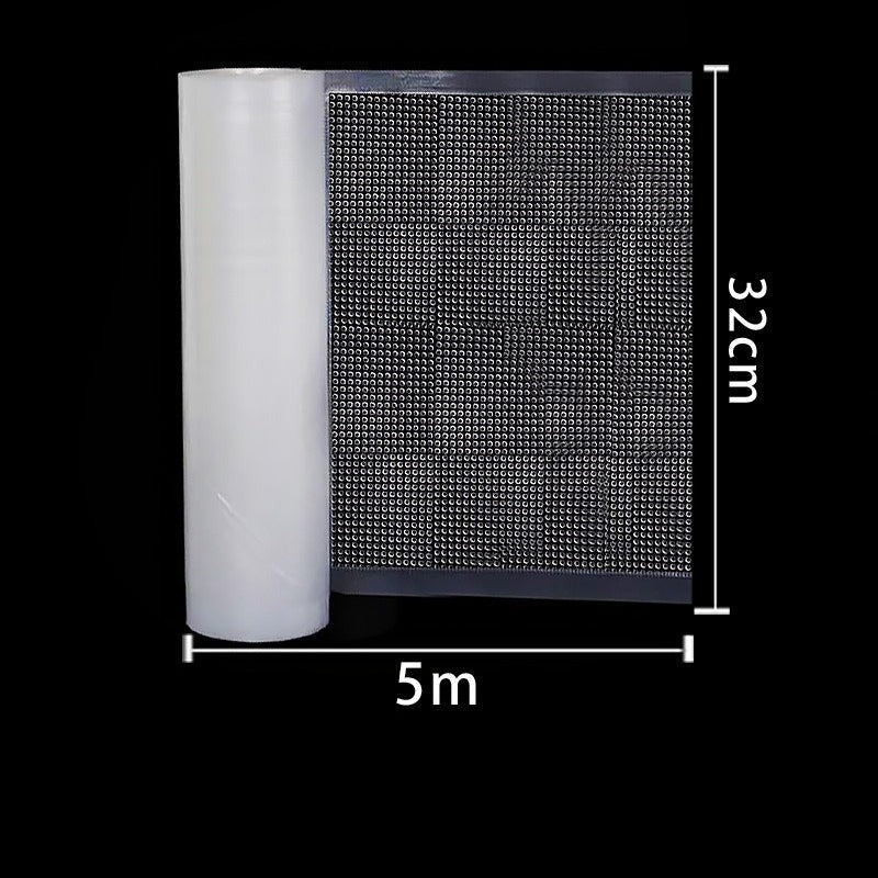 5Meters/Roll Textured Vacuum Bag Roll Household Cooked Food Fresh-keeping Sealed Plastic Bag Packaging Vacuum Bags Roll