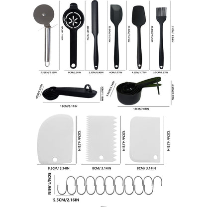 1set Food Grade Silicone Household Kitchenware Set