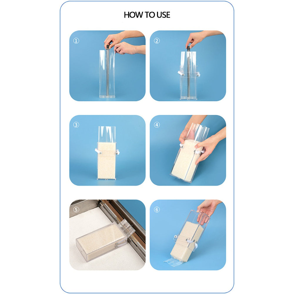 50pc Vacuum Bags Packaging Bag Plastic Food Miscellaneous Grains Thickened Rice Brick and Rice Food-grade Durable