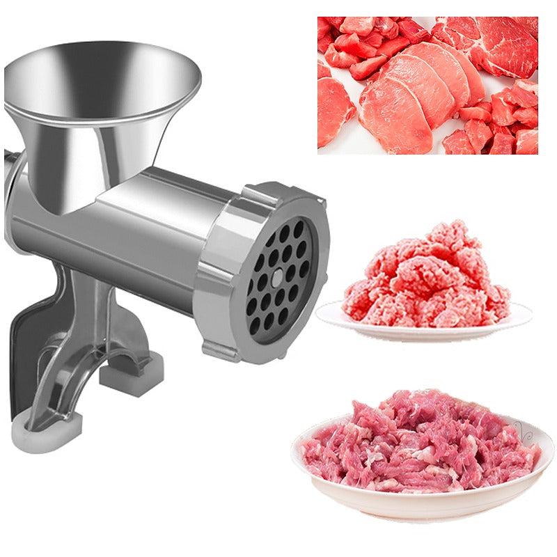 1 Set Stainless Steel Meat Grinder Multi-Function Manual Mincing Tools