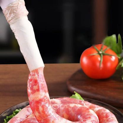 1 Set Stainless Steel Sausage Stuffer Machine With 4 Funnels