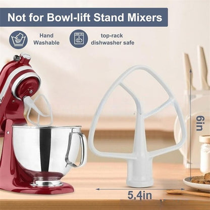 4.5/5QT Mixer Flat Mixing Paddle Compatible with KitchenAid Tilt-Head Models Non Bowl-Lift Mixer Accessory