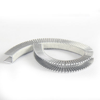 4400pcs/Box Durable Aluminum 506# U-Type Sausage Clips Strong Tensile Casing Fasteners for Sausage Making