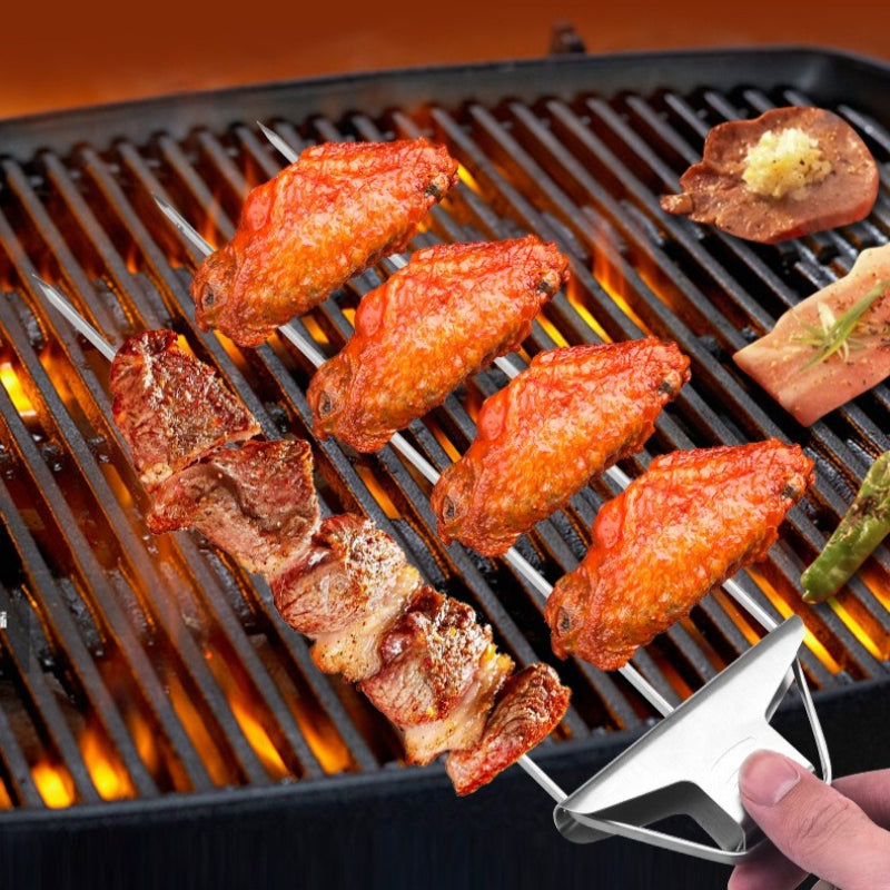 Barbecue Fork Three Pronged Barbecue Stainless Steel Grill Fork