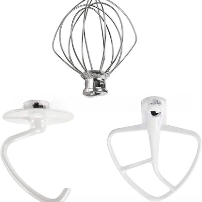 3cps/Set for KitchenAid K45WW Egg Beater K45DH Dough Hook K45B Stirring Paddle