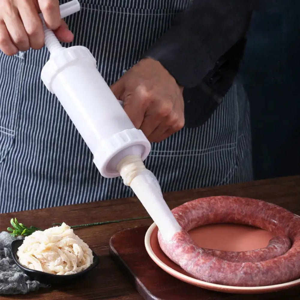 1set Sausage Maker Machine Enema Funnel Manual Filling Machine Filling Funnel Sausage Making Tools