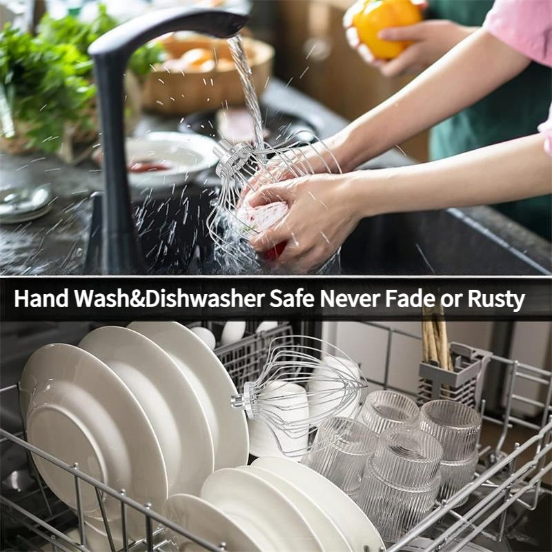 KN211WW Stainless Steel 11 Wire Whip Attachment for KitchenAid Bowl Lift Mixer 7 Quart Bowl