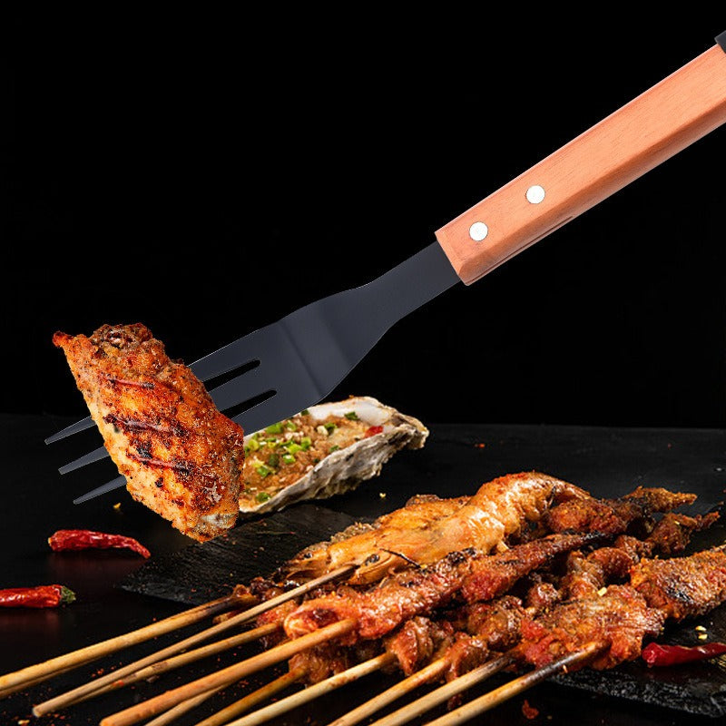3pcs/set Outdoor Barbecue Tools Camping Multifunctional Barbecue Clip Shovel Combination