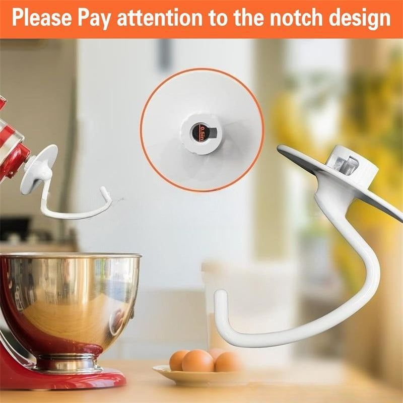 KitchenAid 5QT Stand Mixer Dough Hook Aluminum Alloy Mixing Hook Essential Baking Accessory