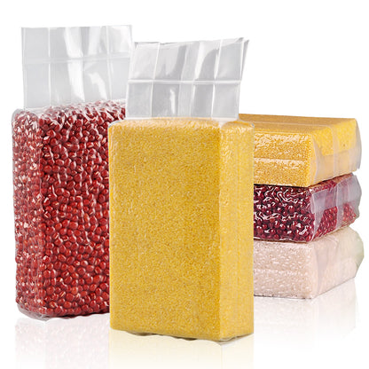 50pc Vacuum Bags Packaging Bag Plastic Food Miscellaneous Grains Thickened Rice Brick and Rice Food-grade Durable