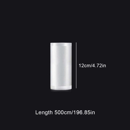 5Meters/Roll Textured Vacuum Bag Roll Household Cooked Food Fresh-keeping Sealed Plastic Bag Packaging Vacuum Bags Roll