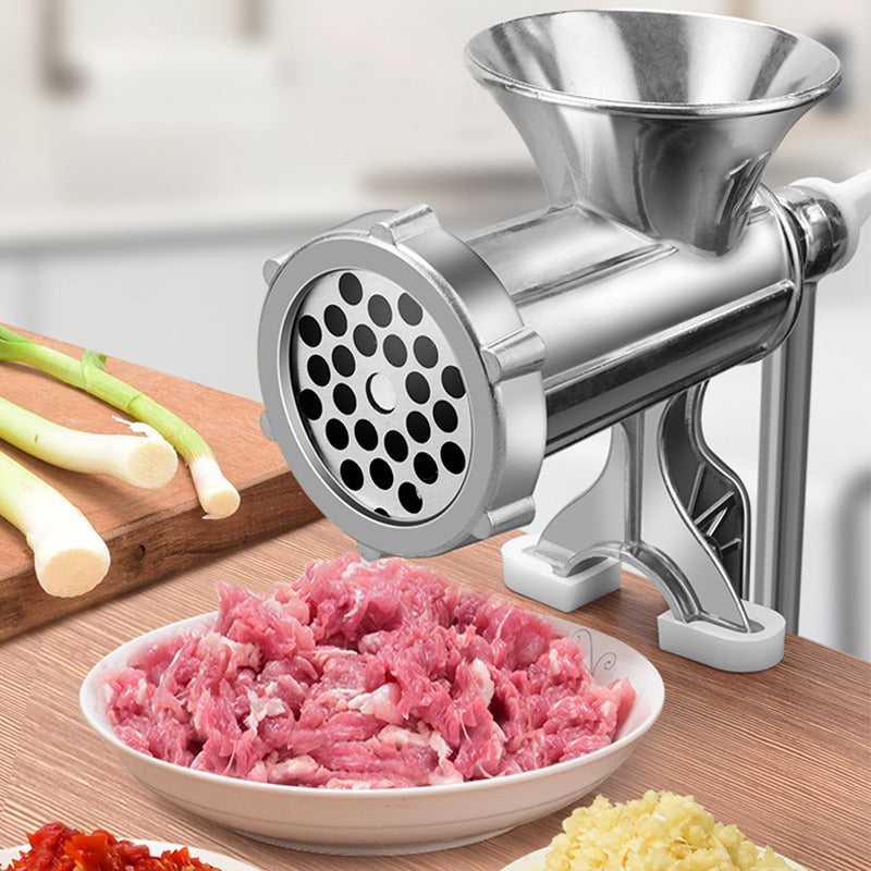 1 Set Stainless Steel Meat Grinder Multi-Function Manual Mincing Tools