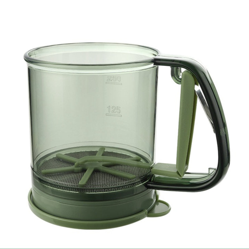 1pc Double-layer Flour Sieve Household Hand-held Filter Screen Dusting Leakage Screen Baking Tool