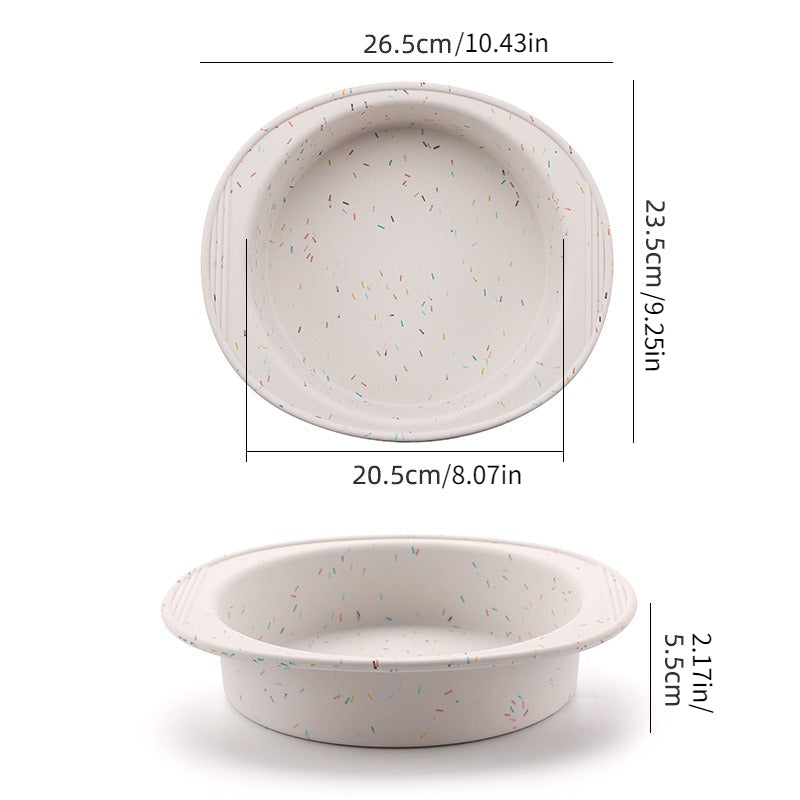 1pc Silicone Cake Mold Baking Pan 8 Inch Round Mousse Cake Kitchen Mold
